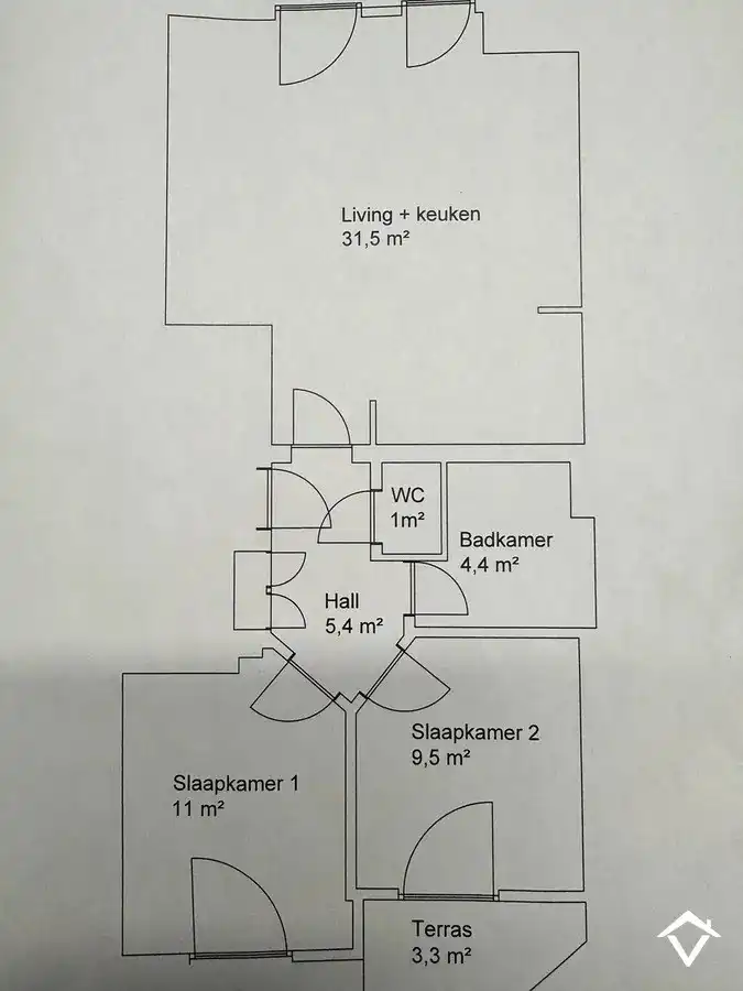 Appartement met 2 slaapkamers en autostandplaats in centrum Leuven foto 21