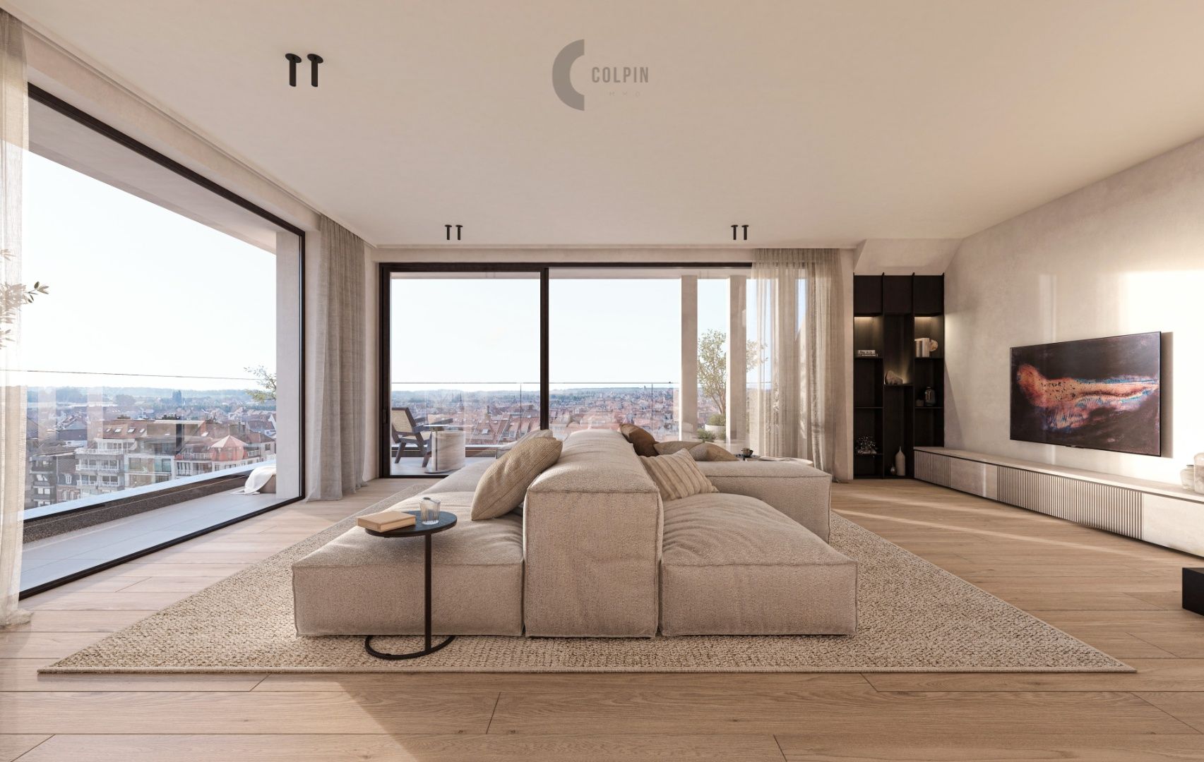 Uitzonderlijk ruime penthouse met zonneterras in Knokke-Heist foto {{pictureIndex}}