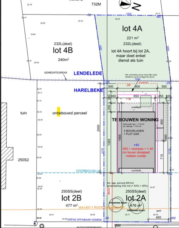 Bouwgrond (717 m²) te koop in Hulste foto 4