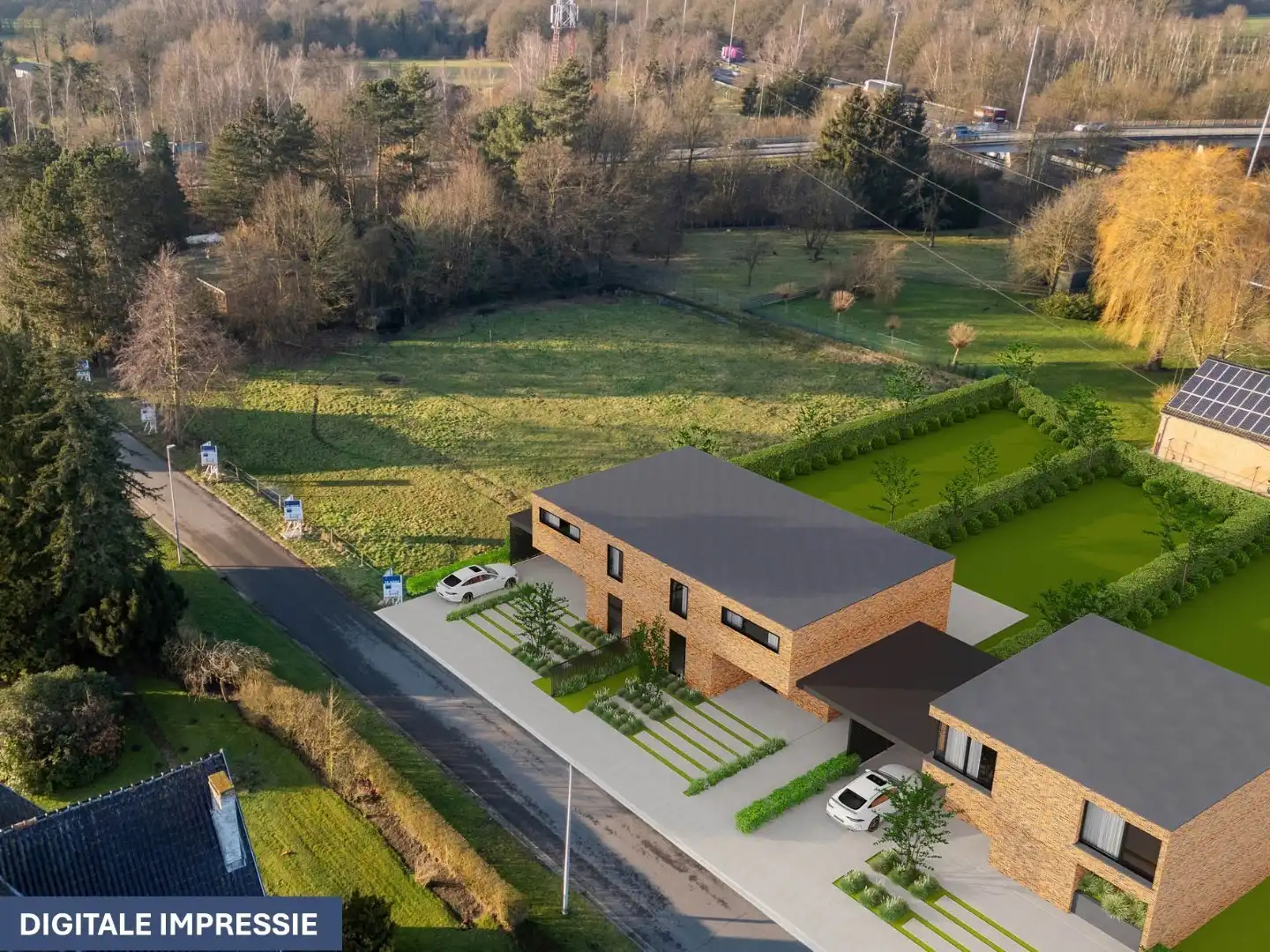 Ruime bouwgrond voor een half open bebouwing, gelegen op een perceel van 7a85ca. foto 2