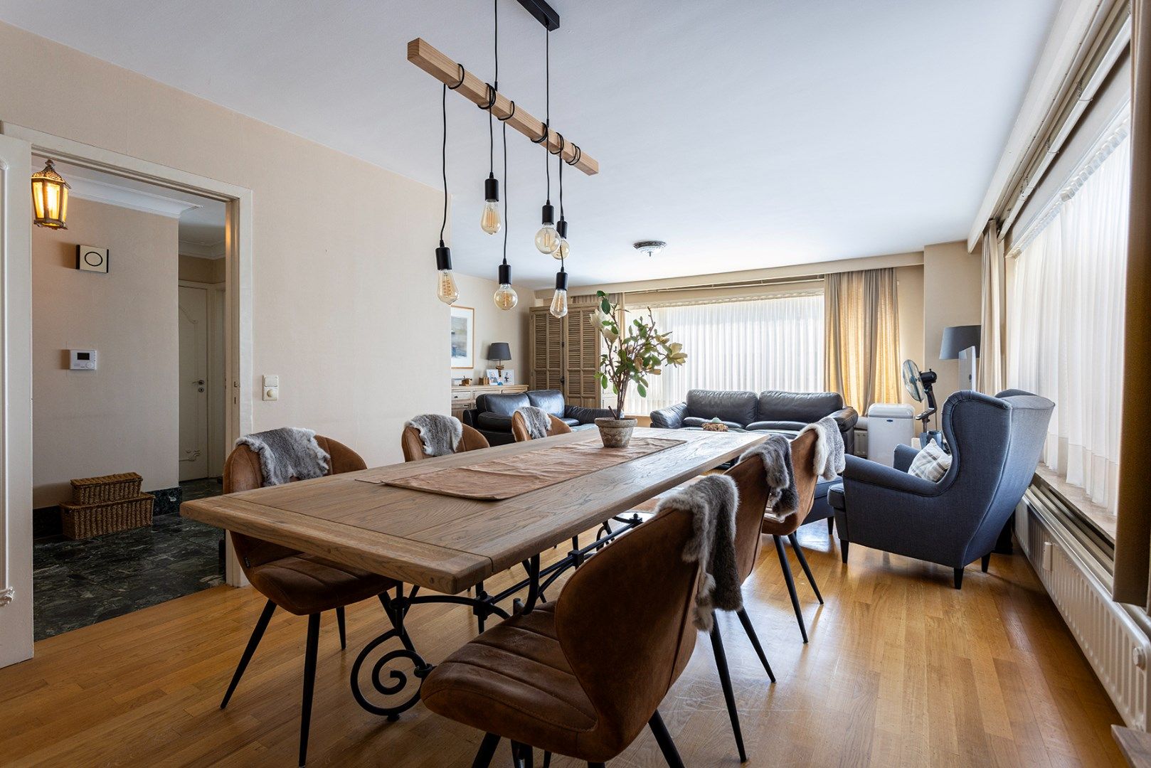 Riant appartement (140m²) met 3 slpks, terras en garagebox! foto 4