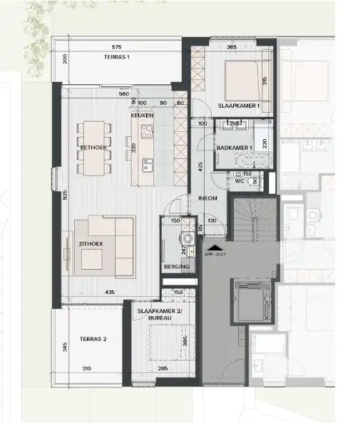 Ruim en energiezuinig gelijkvloersappartement met prachtig uitzicht op het water foto 2