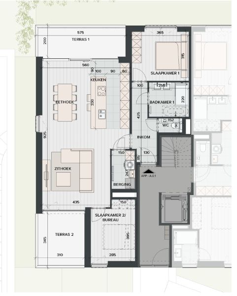 Ruim en energiezuinig gelijkvloersappartement met prachtig uitzicht op het water foto 2