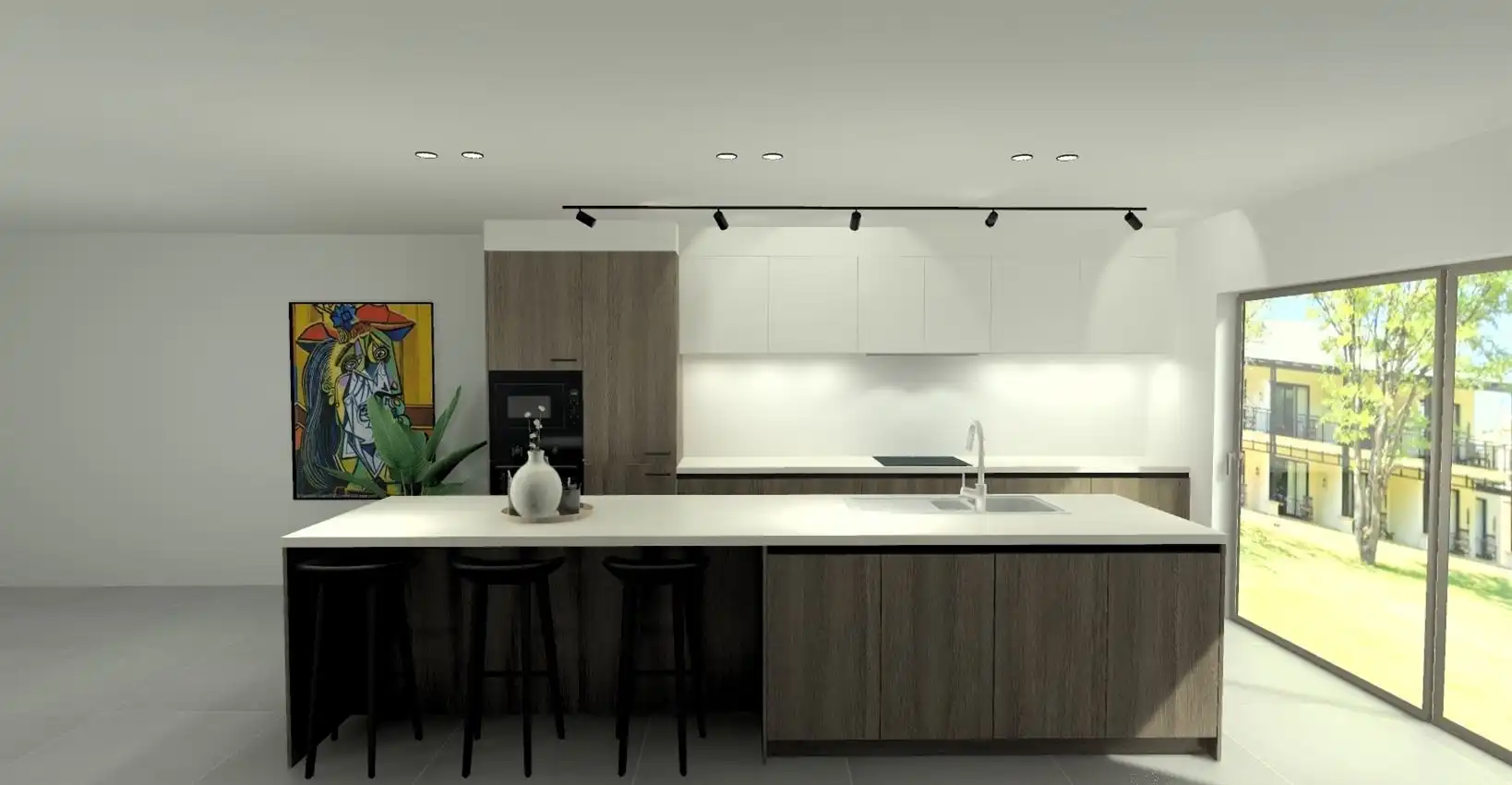 Villa-appartement met 3slk en zuidterras foto {{pictureIndex}}