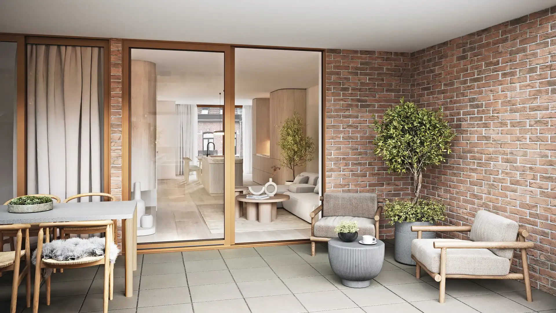 Residentie Cornu - Laatste 3 duplex appartementen met prachtige binnentuin foto 15