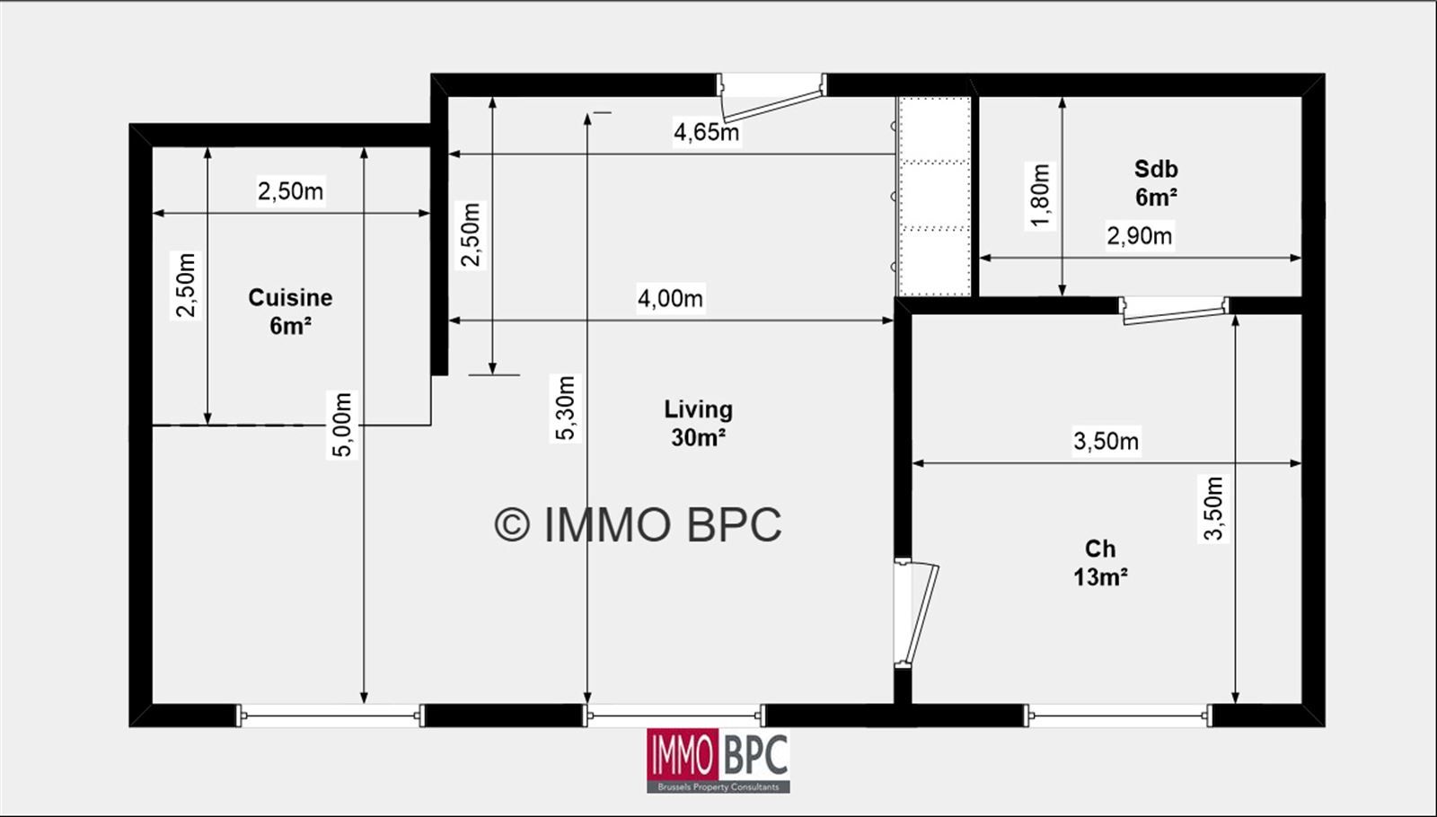Charmant en instapklaar éénkamerappartement met staanplaats  foto 13