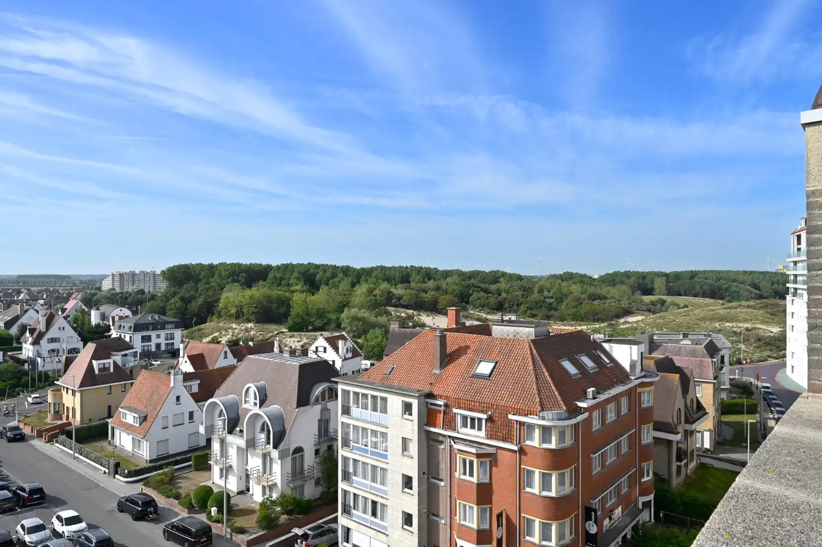 Prachtig duplex appartement met 18 meter gevelbreedte en groot zuid gericht terras met open zicht over het Knokse hinterland foto 27
