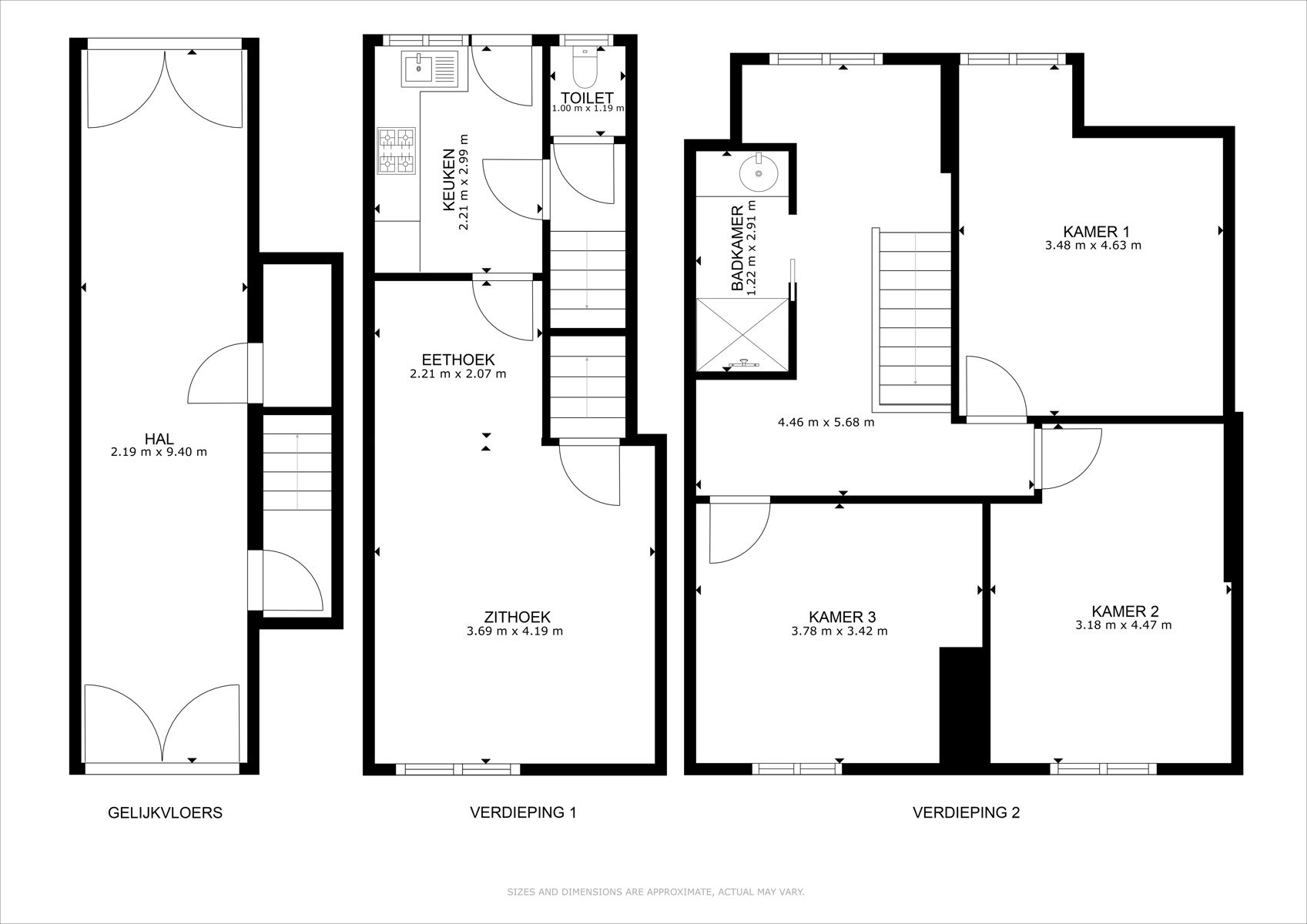 Investeringspand: appartement en woning in centrum Zele foto 25