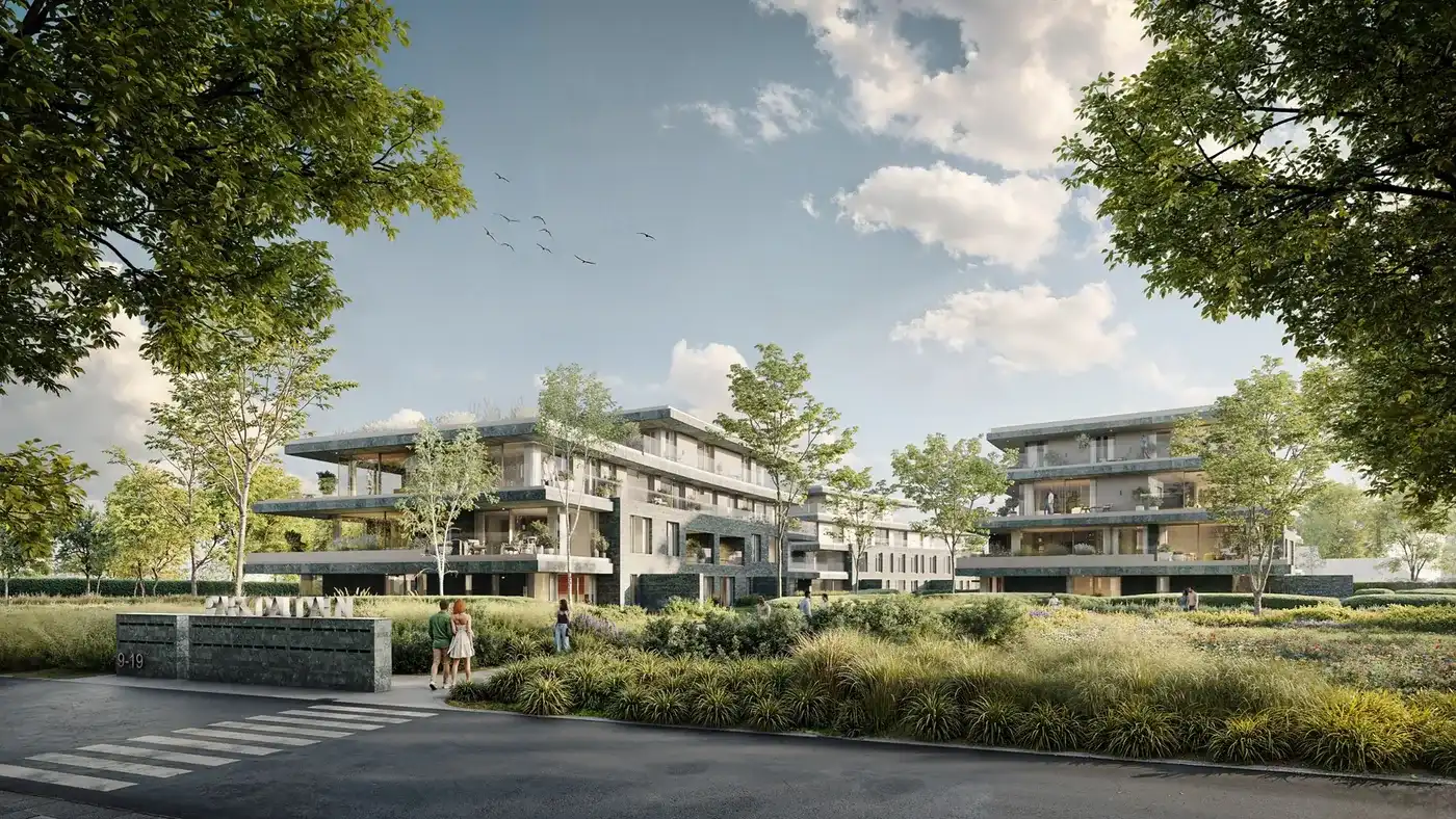 Modern villa-appartement, gelijkvloers met een bewoonbare oppervlakte 284m² en 87m² terras. foto {{pictureIndex}}