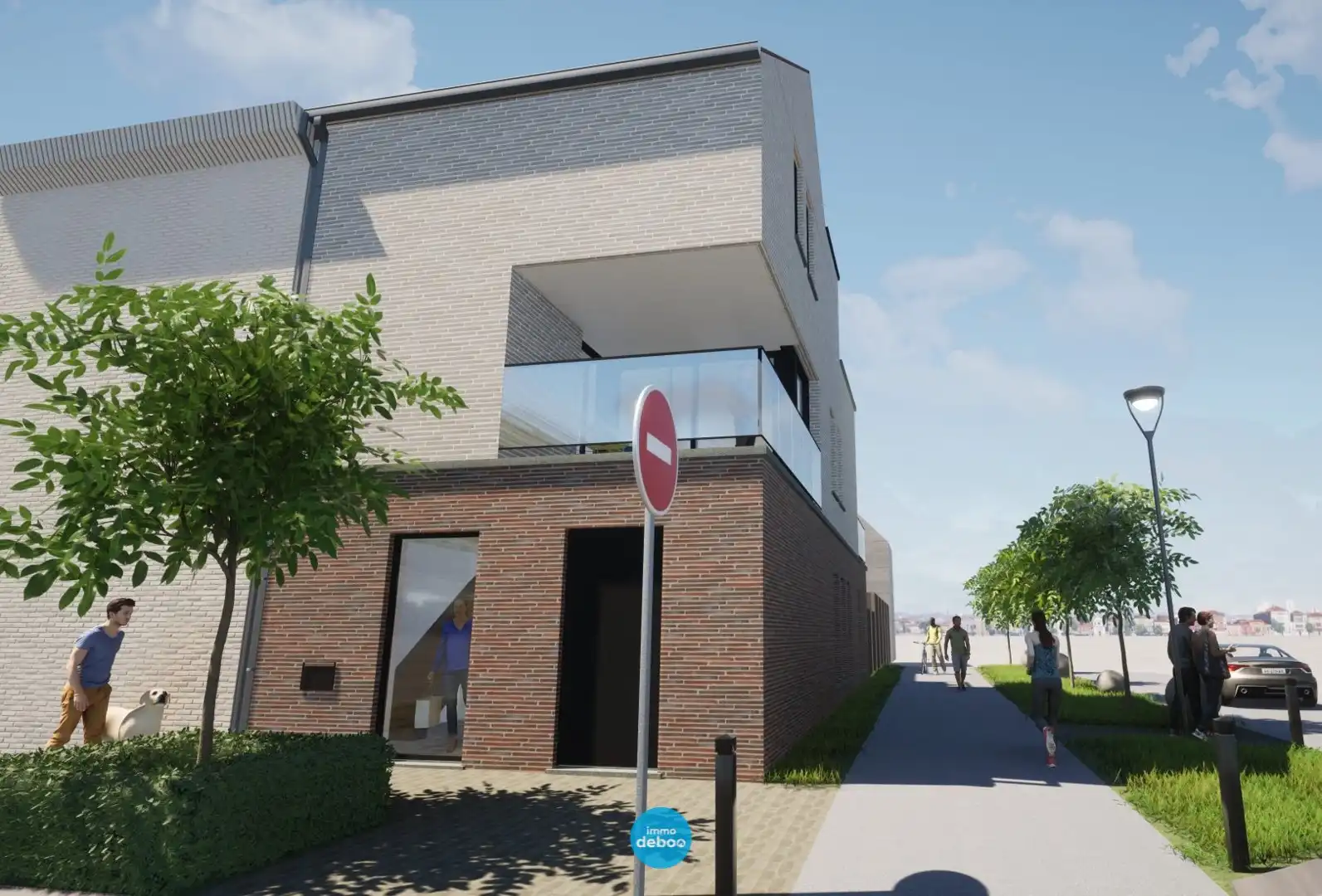 Bouwgrond met bouwvergunning voor halfopen kangoeroewoning vlakbij zee foto 7