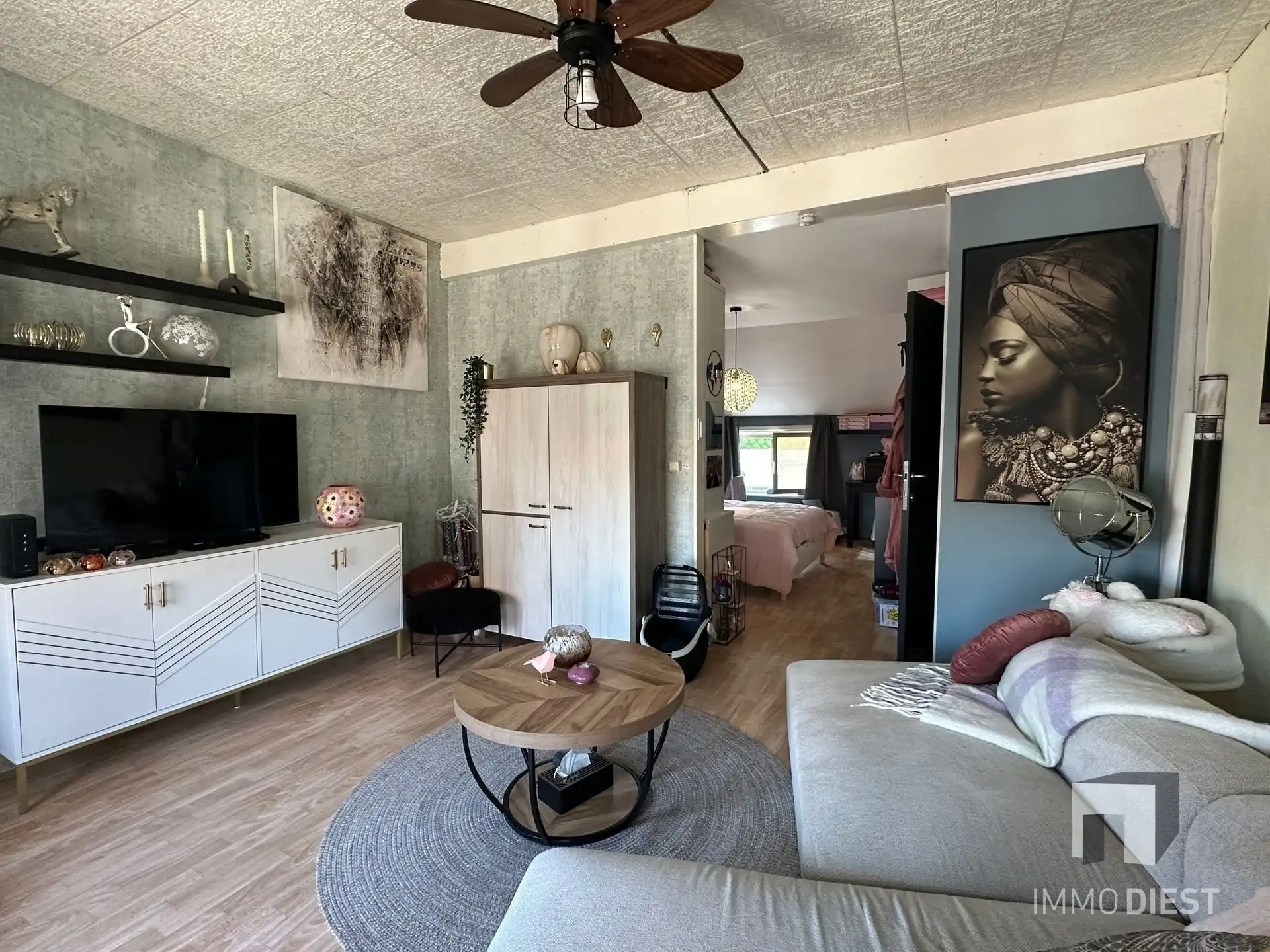 Energiezuinige woning met 3 slaapkamers, extra ingerichte leefruimte, zonnige stadstuin en garage in het centrum van Diest. foto 18