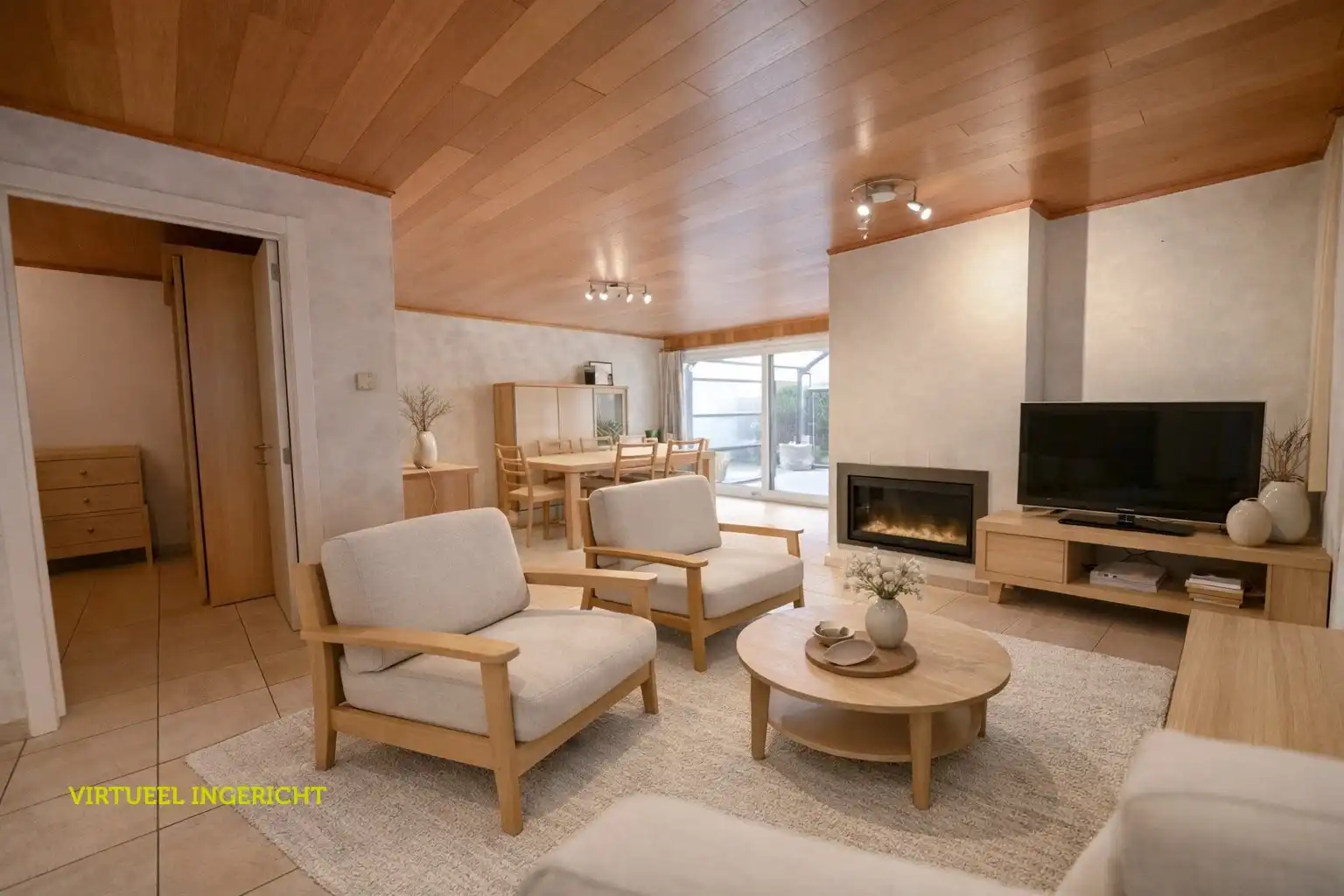 Knusse woning met 1 slaapkamer, gezellige tuin, garage en parking foto 2