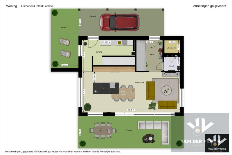 LICHTRIJK EN KNAP AFGEWERKTE WONING (2022) MET LEEFKELDER EN VOORZIENING LIFT OP 6 A 63 CA foto 6