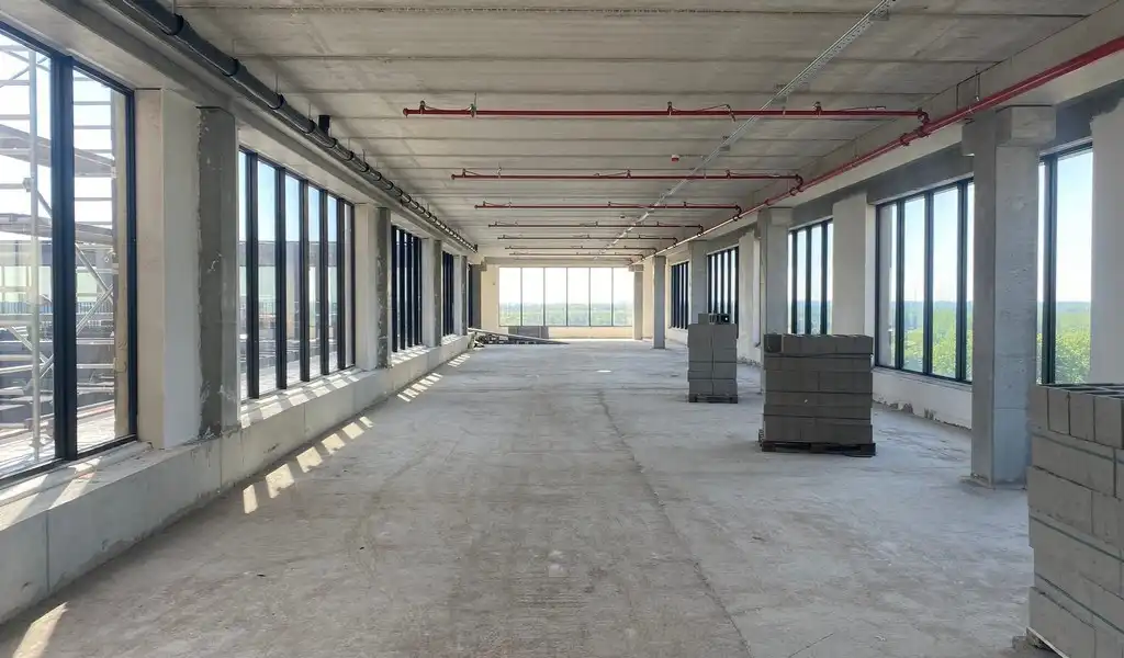 Kantoorruimte te huur in nieuwbouwproject Ouverture tegenover KBC toren in Gent foto 6