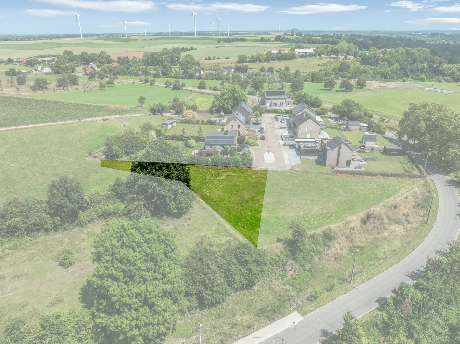 Vrijstaande bouwgrond van 12a58ca met uniek zicht foto 15