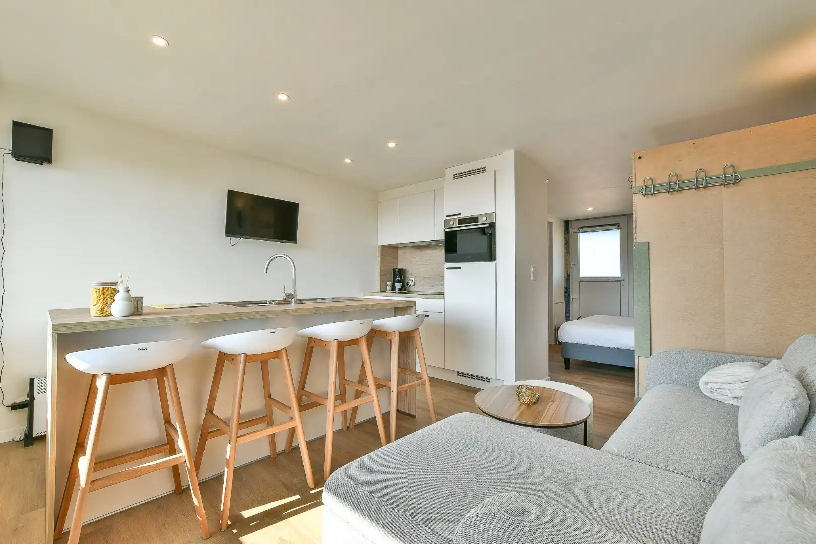 Verzorgd éénslaapkamerappartement met terras en staanplaats in Vosseslag foto 2