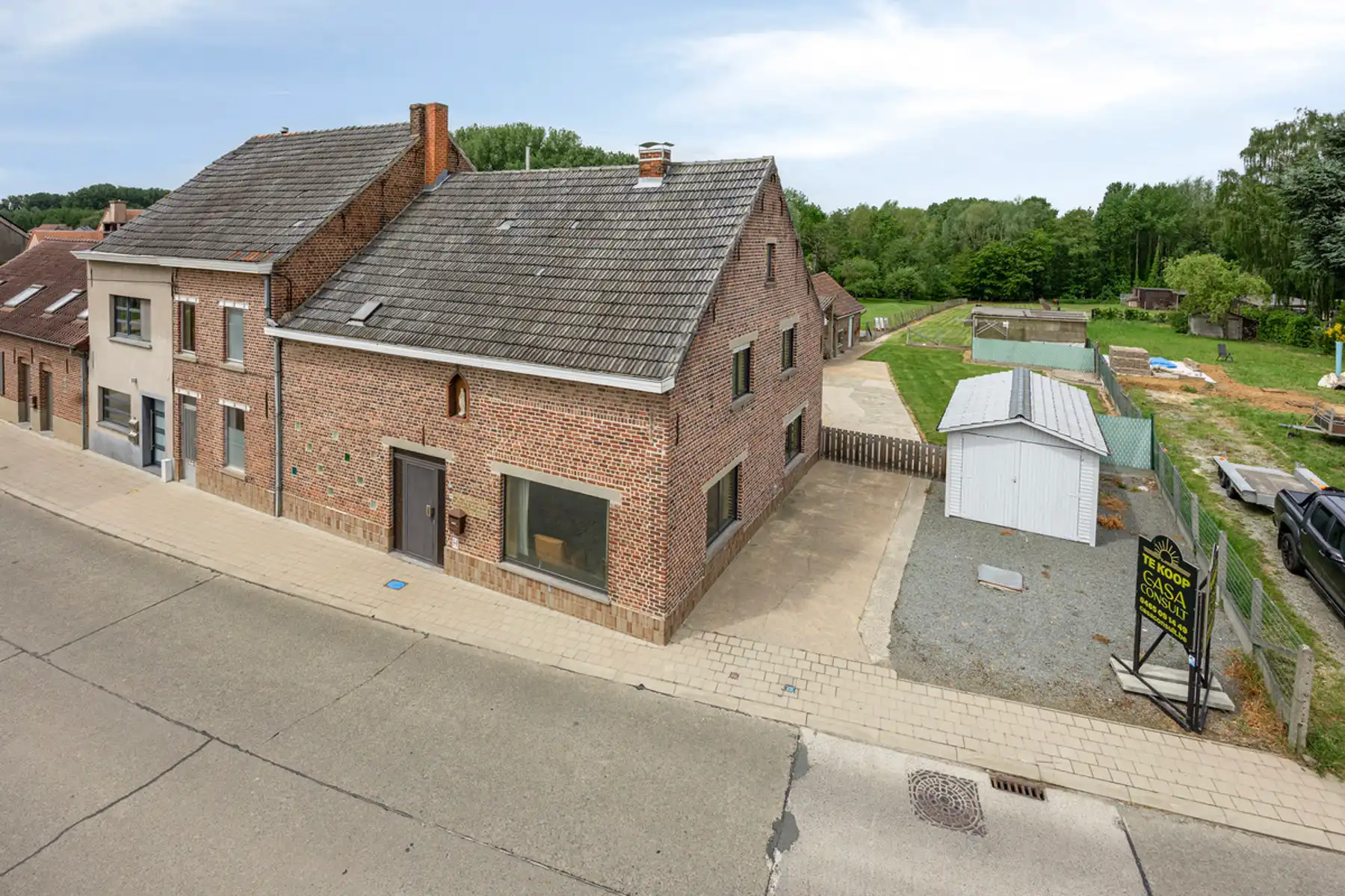 BOUWGROND van +/-2000m² voor open bebouwing - groene ligging foto 3