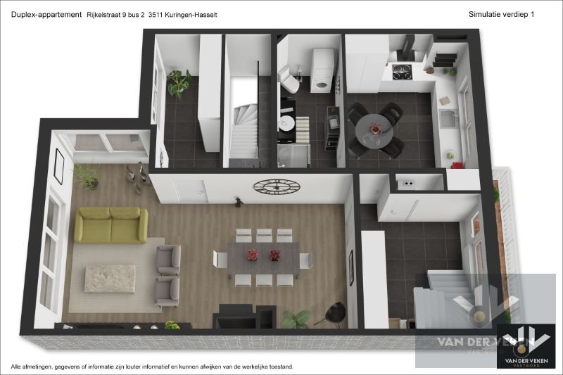 Ruime duplex met 3 slaapkamers in het groene Tuilt-Kuringen foto 6