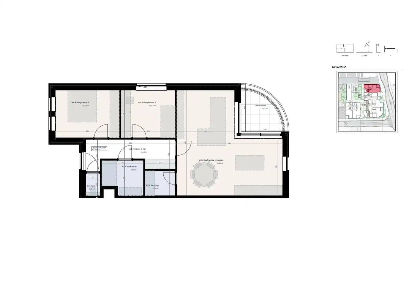 Appartement met 2 slaapkamers foto 3