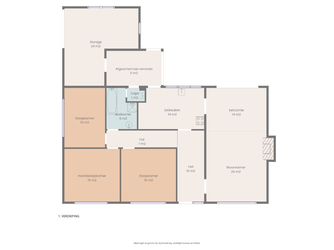 Instapklare laagbouwwoning in groene, rustige omgeving foto 27
