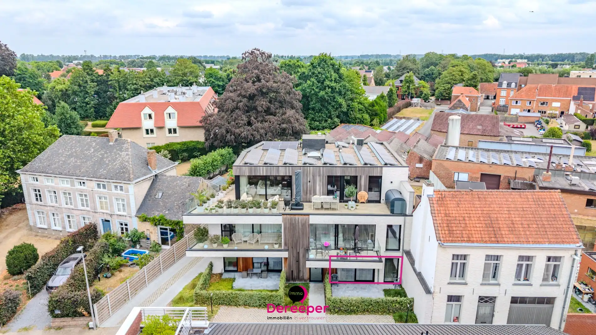 Prachtig gelijkvloers appartement met zonnig terras, tuin en parkeerplaats(en) foto 15