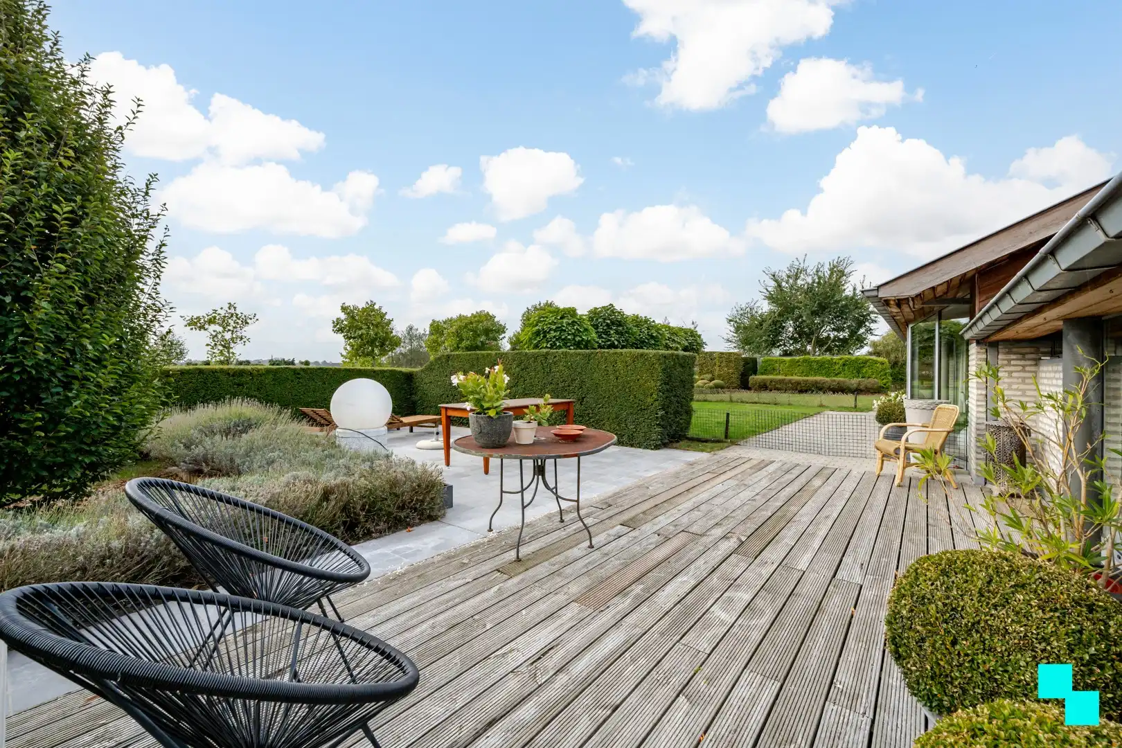 Prachtige gelijkvloerse woning op 6.036m² met verzichten in Kachtem foto 17