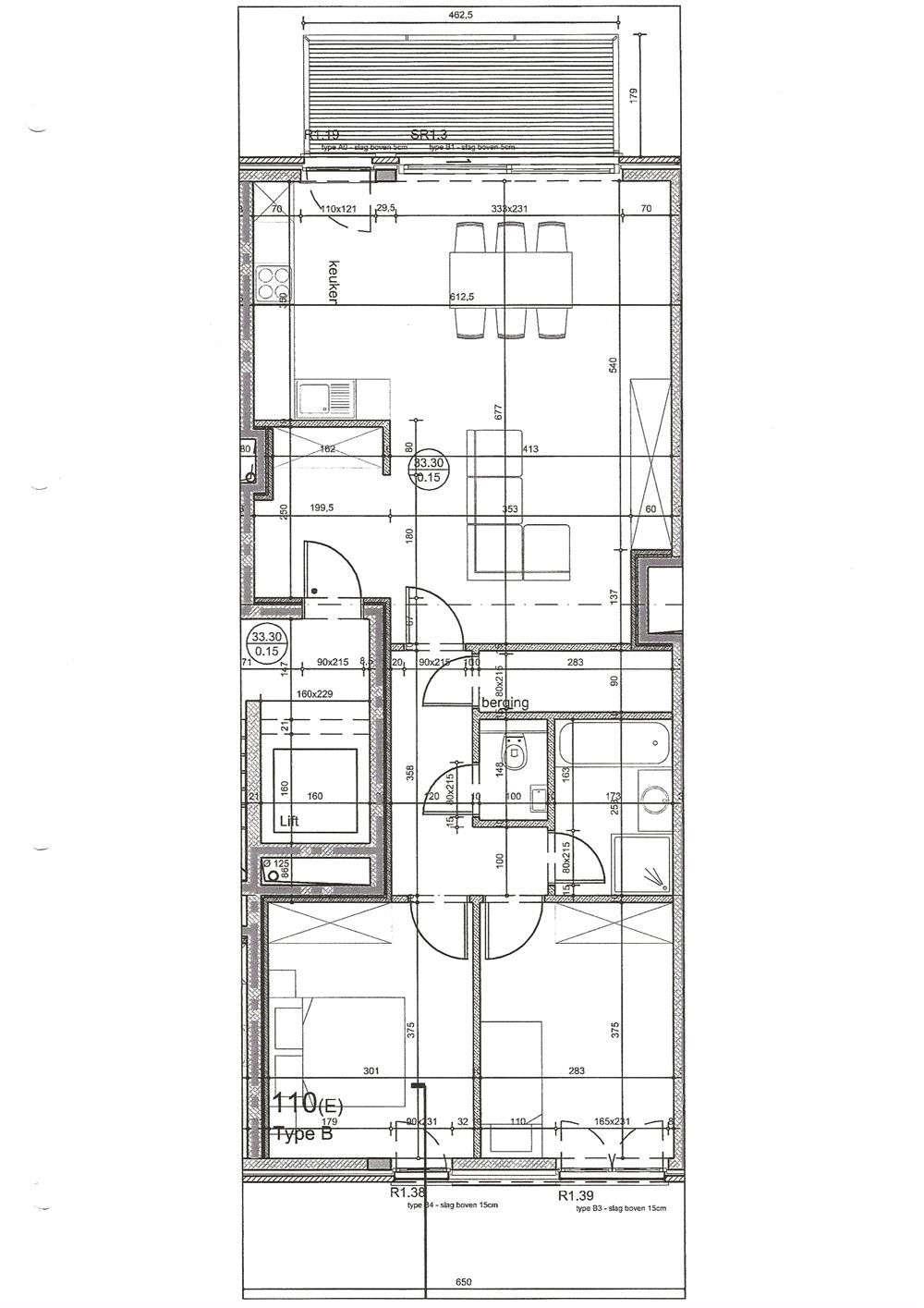 Mooi recent appartement met 2 slaapkamers, staanplaats en kelder op 3 min. van het station van Leuven. foto 2