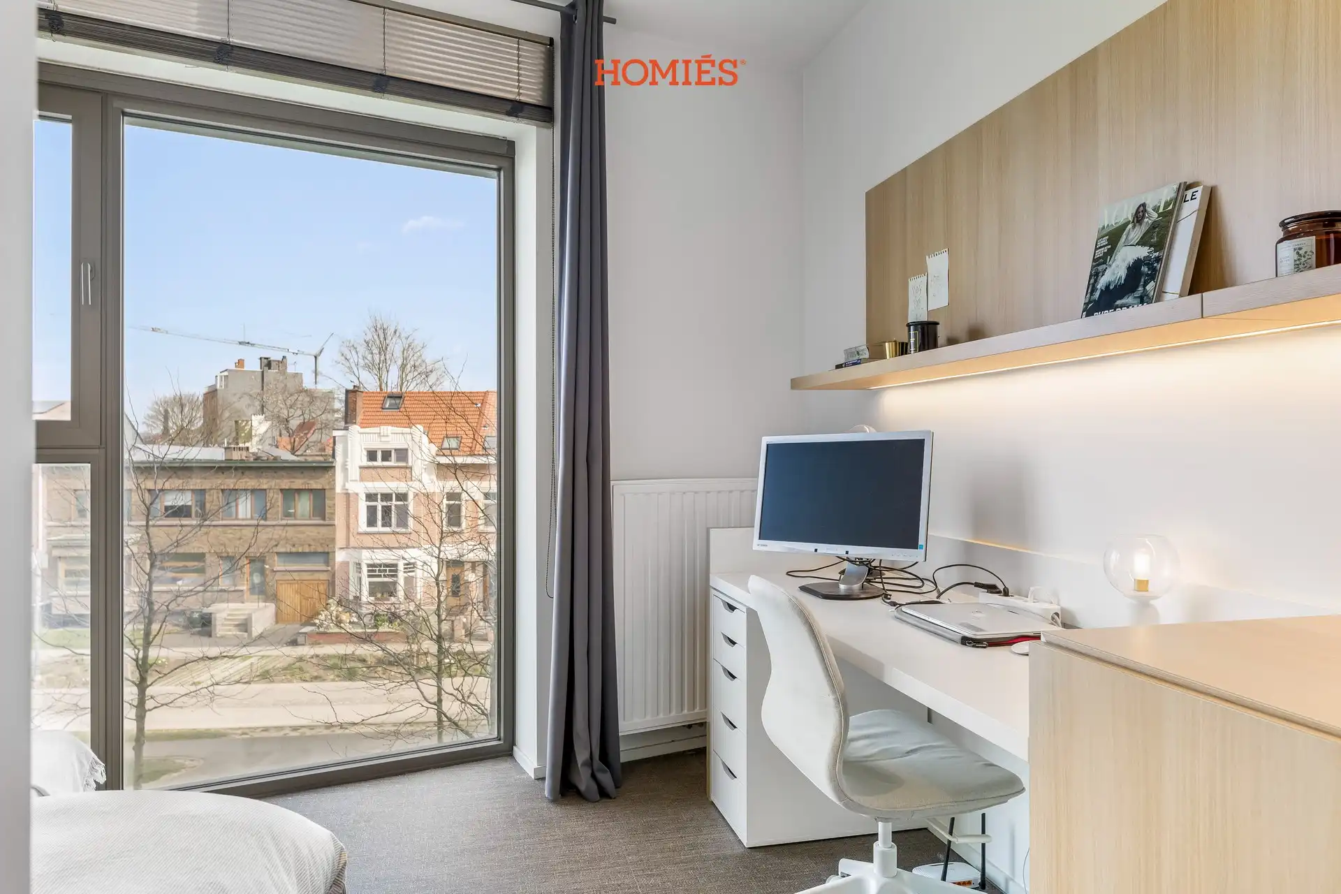 Instapklare studentenkamer met eigen sanitair op topligging foto 2