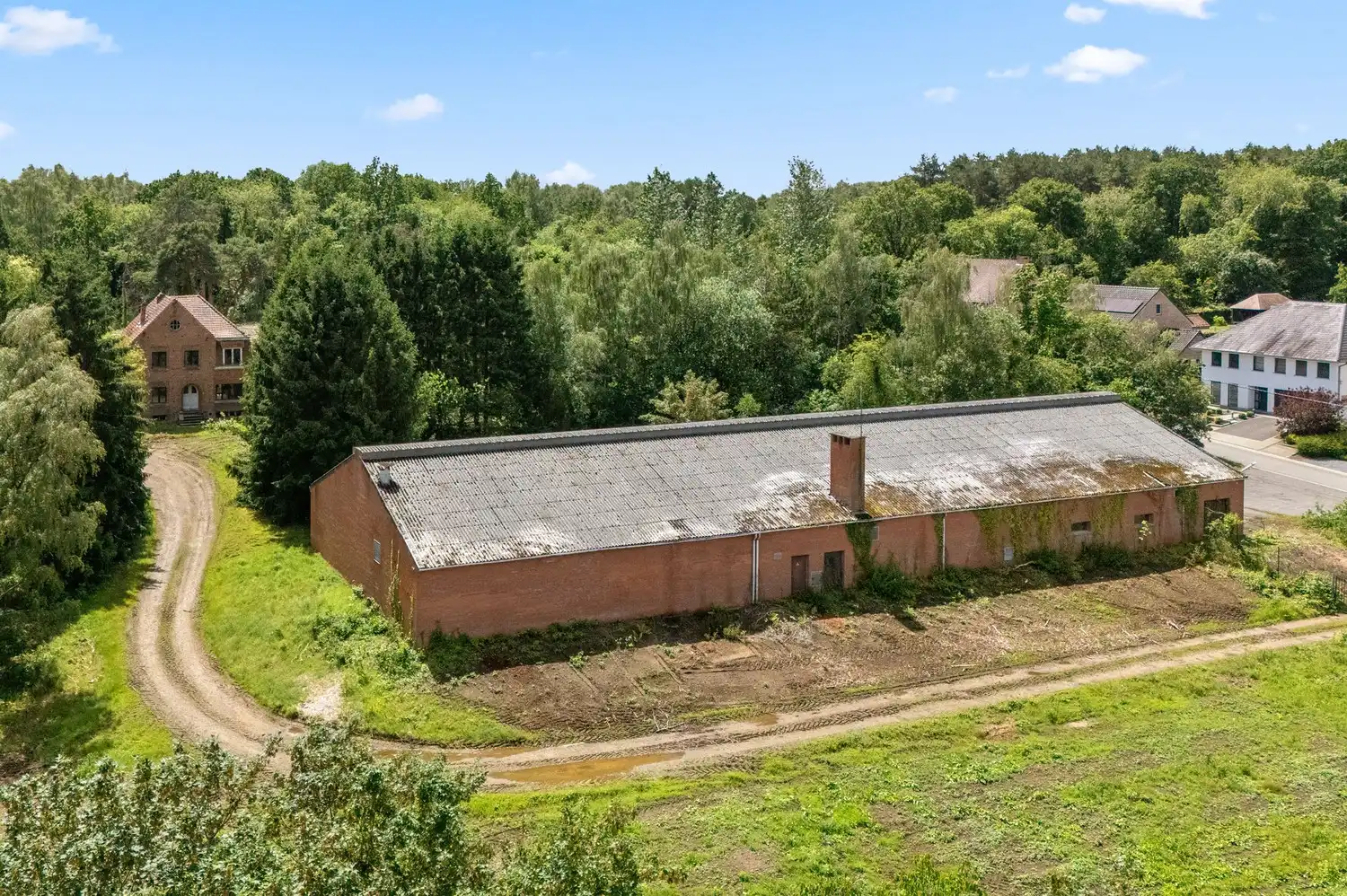 voormalig landbouwbedrijf (woning, bedrijfsgebouwen, ....) op 3,66 hectare foto 3