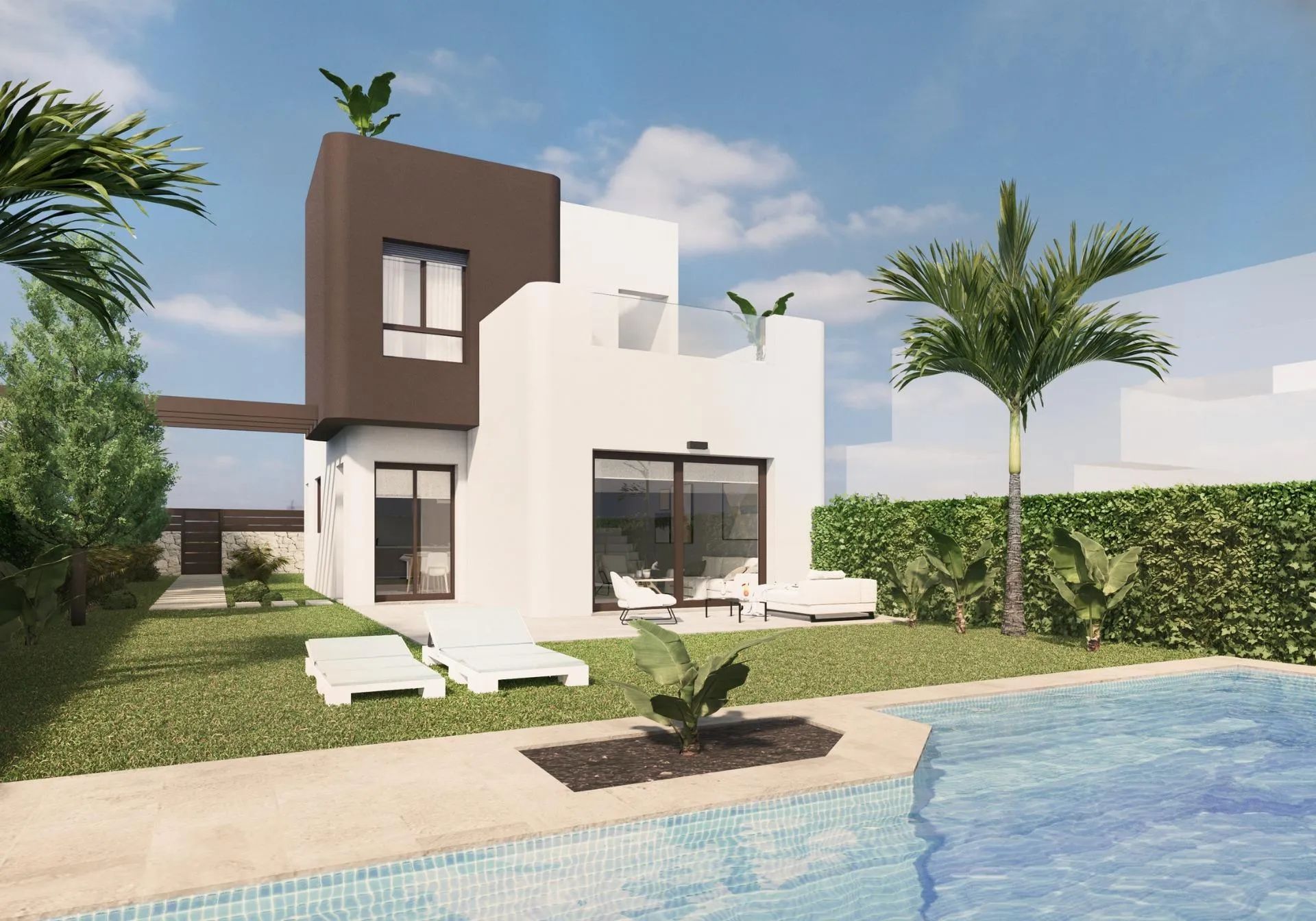 Exclusieve nieuwbouwvilla's: luxe wonen met uitzicht op de golfbaan foto {{pictureIndex}}