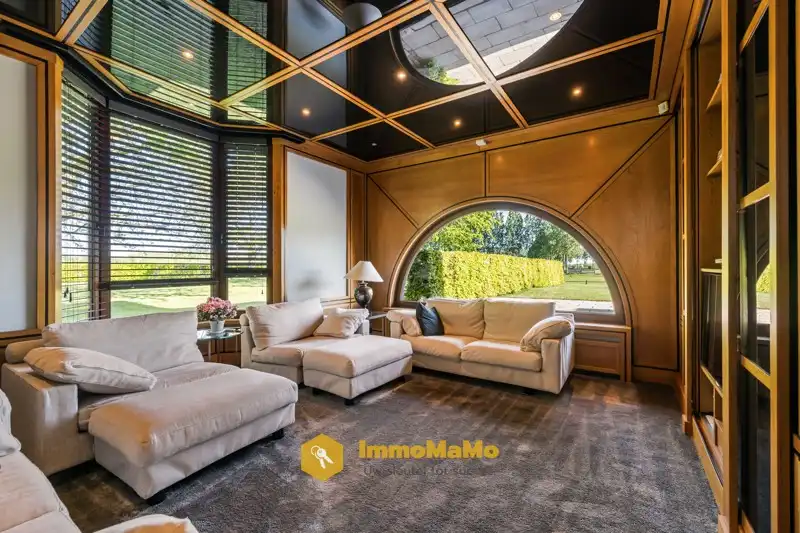 UNIEKE VILLA MET WEILAND EN PAARDENSTALLEN OP EEN TOPLOCATIE TE KOOP IN MENDONK (GENT) foto 7