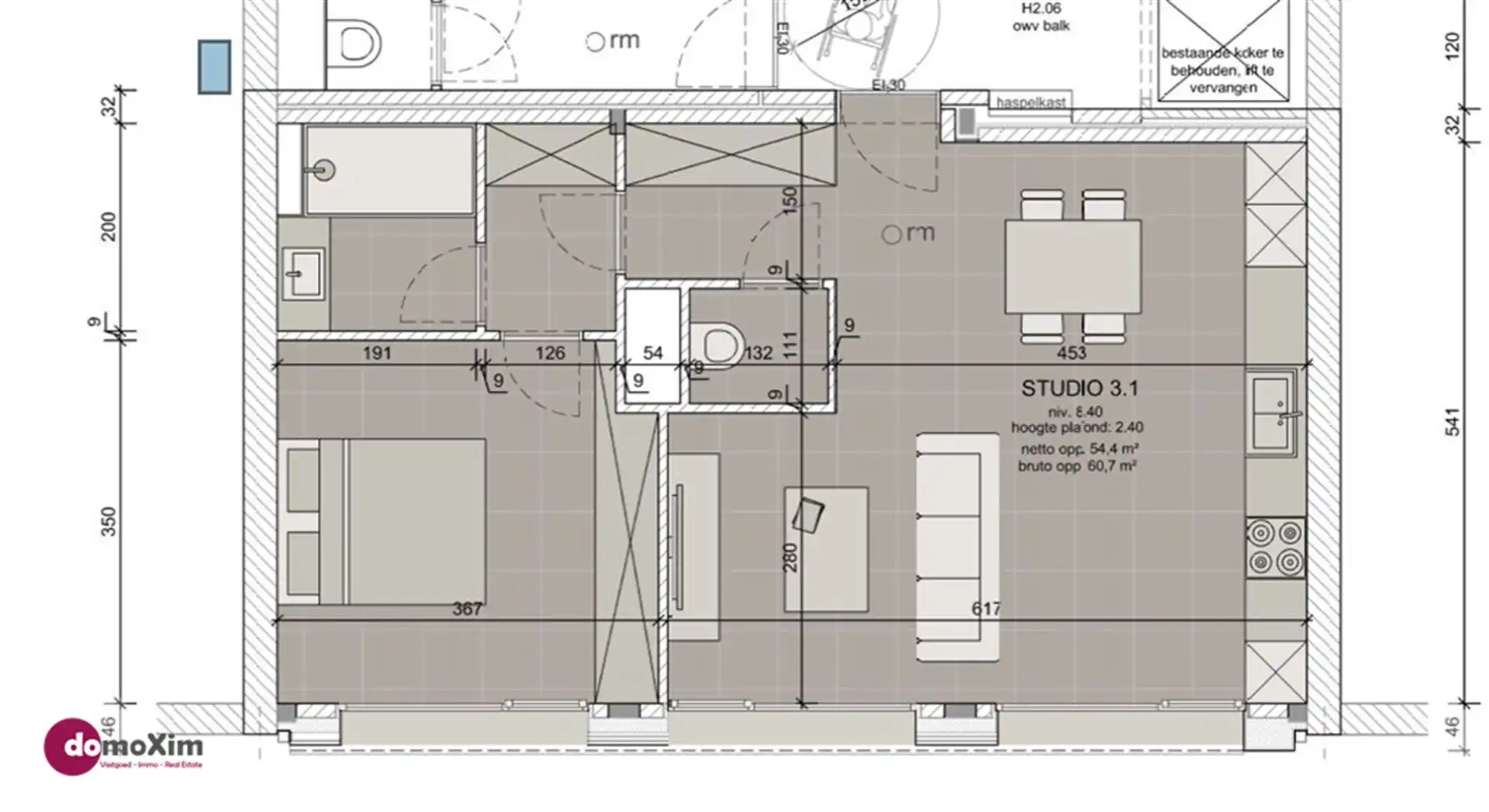 Appartement met één slaapkamer nabij het centrum van Leuven  foto 9