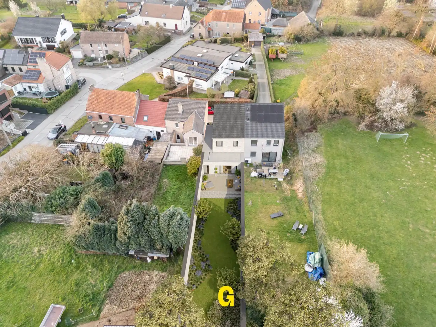 Rustig gelegen perceel bouwgrond voor een gesloten bebouwing op 3a37ca met zuid gerichte tuin te Walt Wilder foto 13
