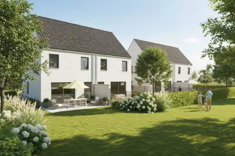 Nieuw te bouwen halfopen woning te Ingelmunster. foto 2