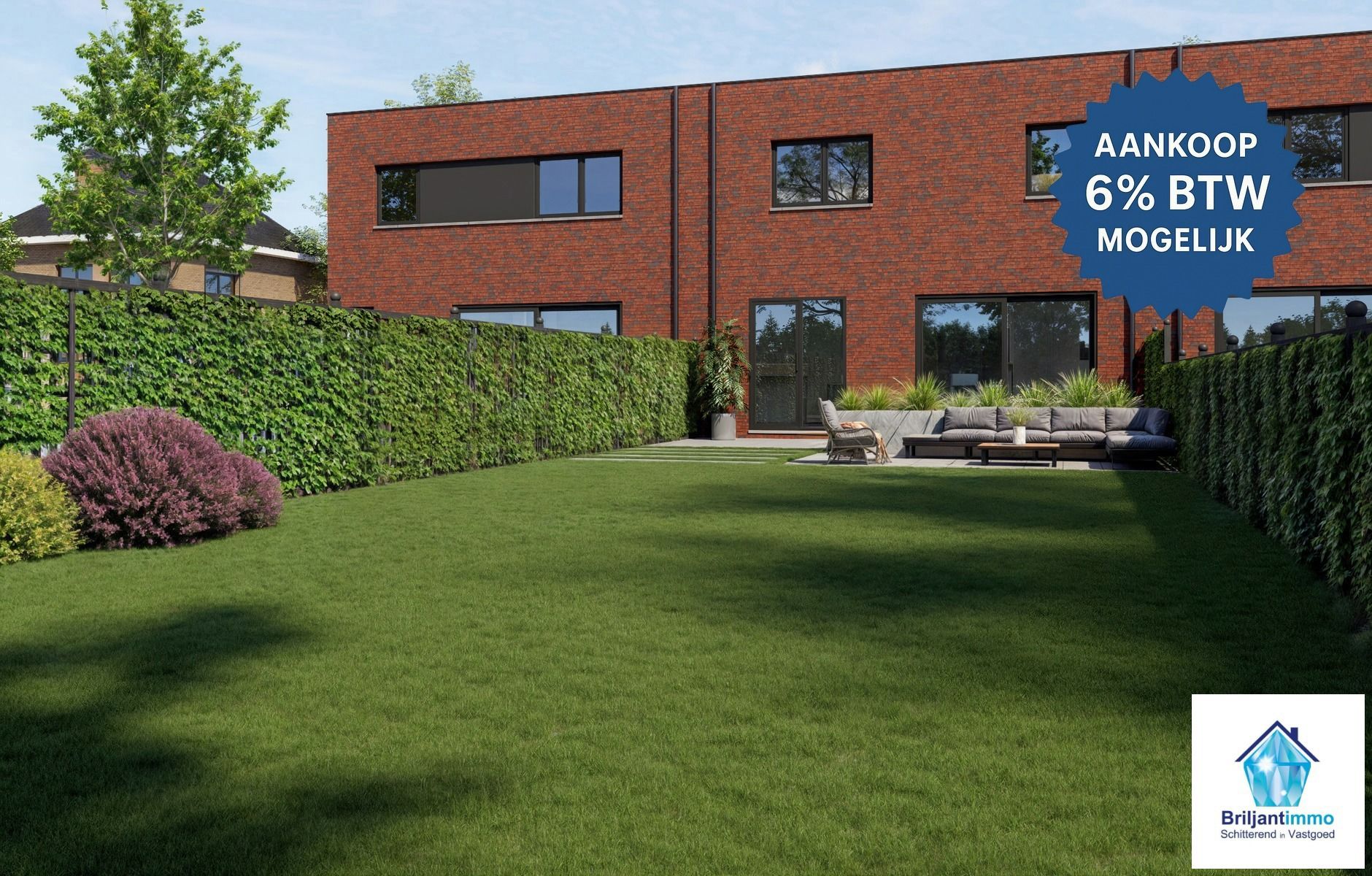 NIEUW te bouwen HOB in -rode gelijmde gevelsteen  foto 8