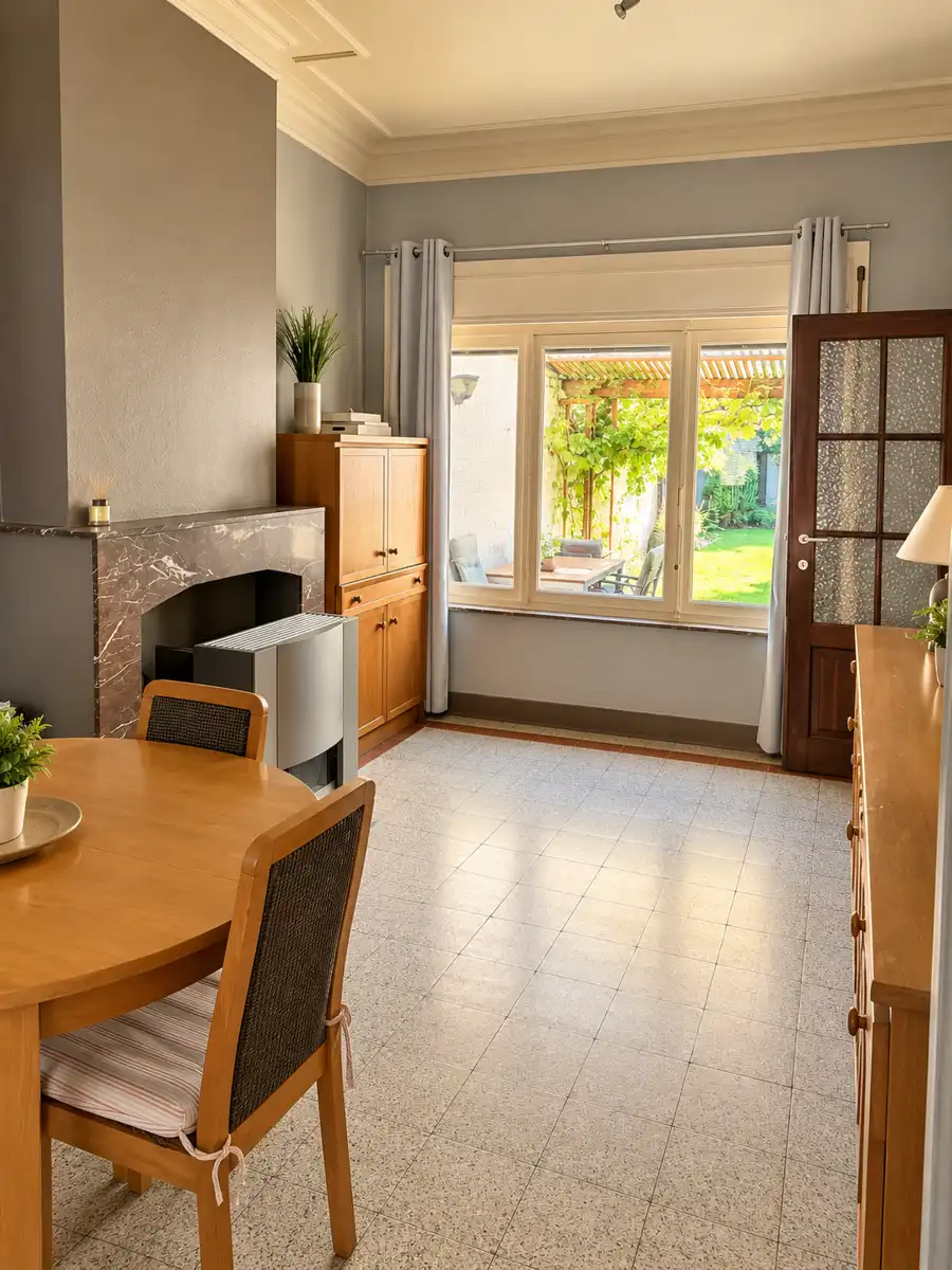 Charmante woning met 3 slaapkamers en ommuurde tuin in Halle foto 6