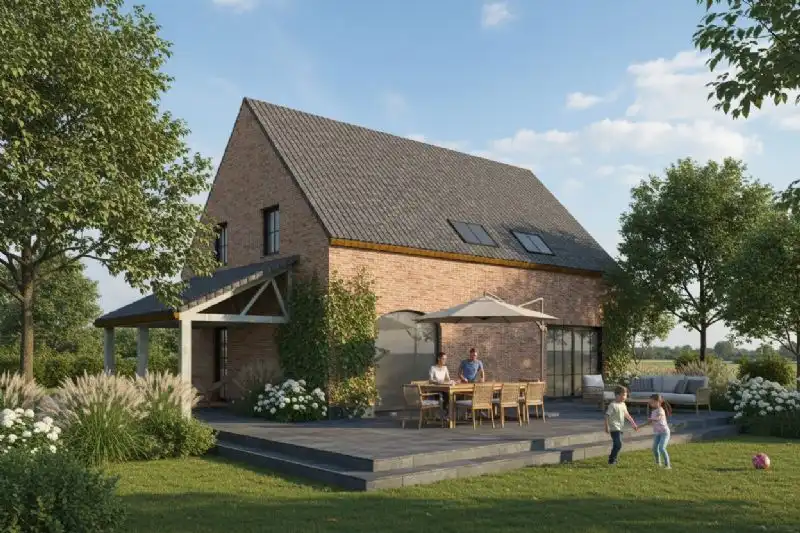 Nieuw te bouwen alleenstaande woning te Ooigem. foto 2