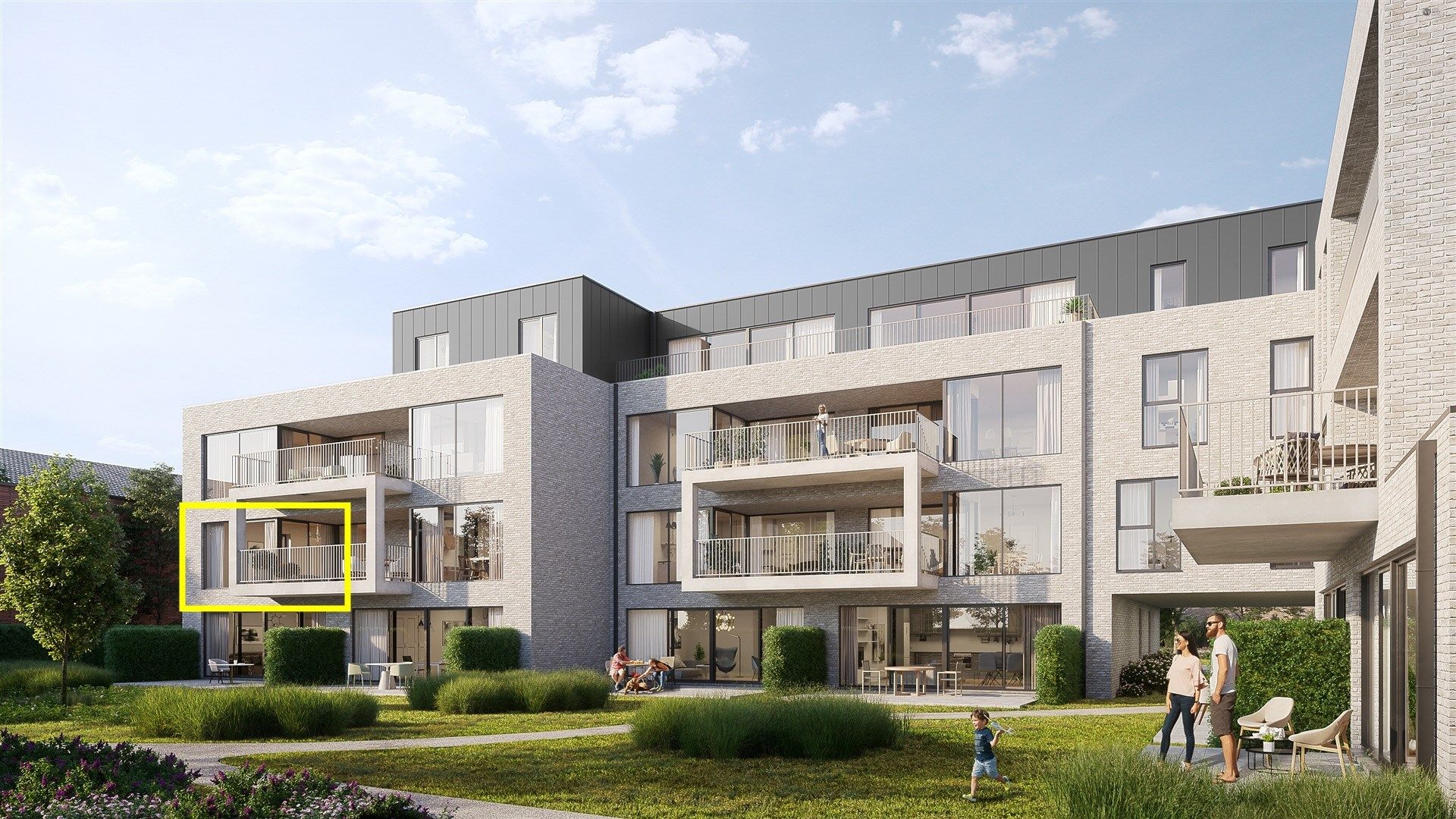 3 slaapkamer appartement met extra lichtinval foto {{pictureIndex}}