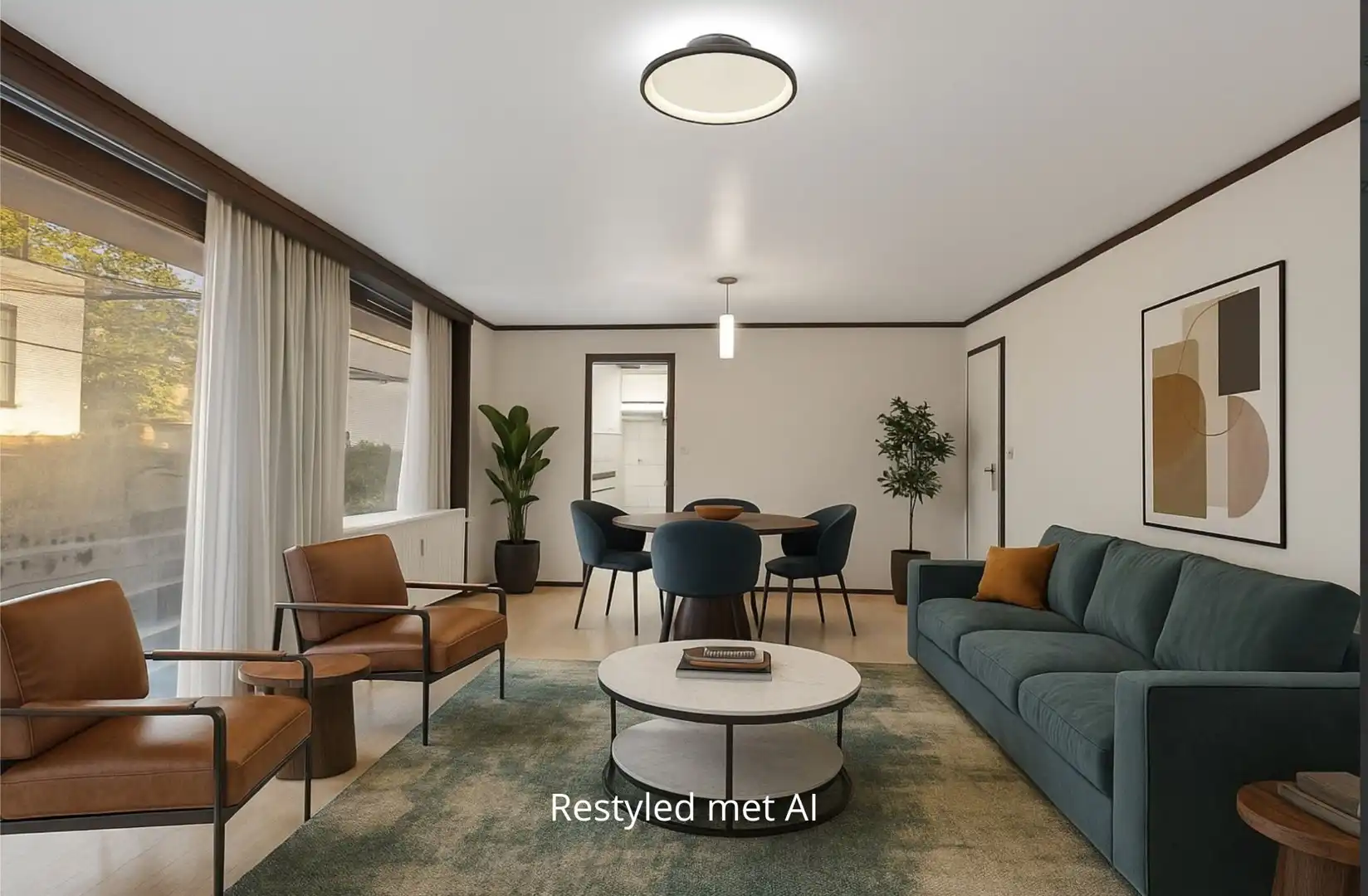 Gelijkvloers 2 slaapkamer-appartement op een topligging in Merelbeke foto 4