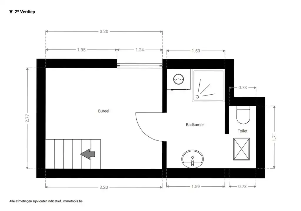 Compact duplexappartement vlakbij Groen kwartier foto 10