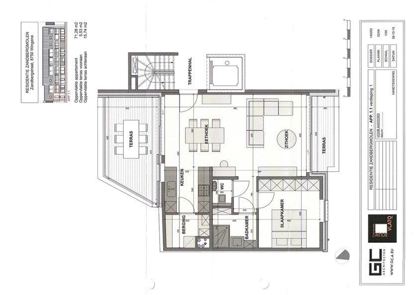 Recent en energiezuinig 1 slaapkamer appartement met 2 ruime terrassen foto 20