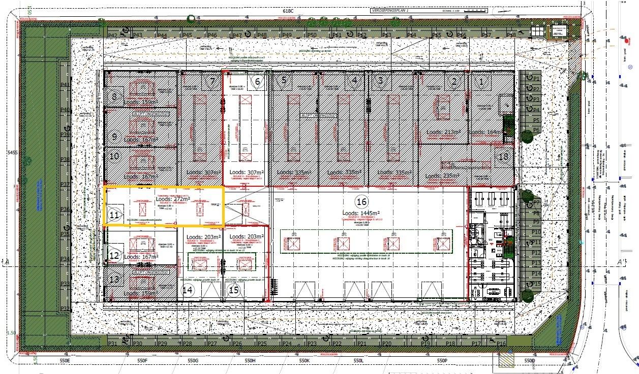 NB MAGAZIJN (272m²) inclusief 1 private PARKEERPLAATS op industriezone "Schatting" te Zedelgem foto 5