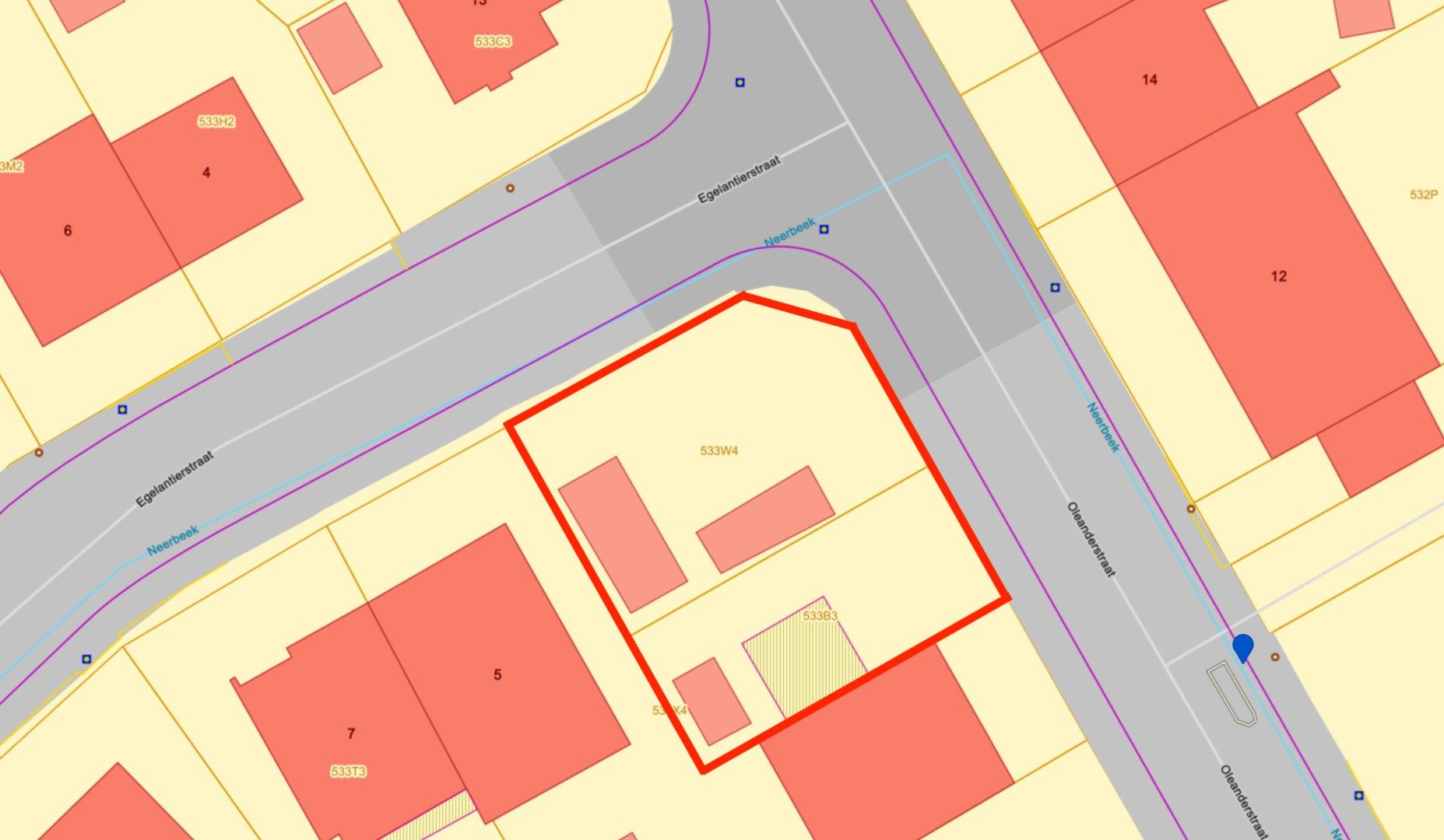 Mooi perceel op 448 m² met een ideale zuidwestgerichte oriëntatie! foto 6