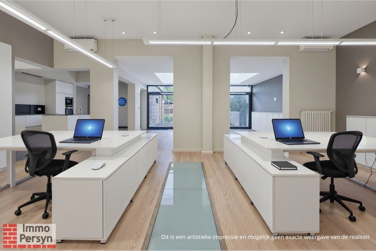 Modern en ruim kantoor. Tuin. 2 staanplaatsen. foto 3