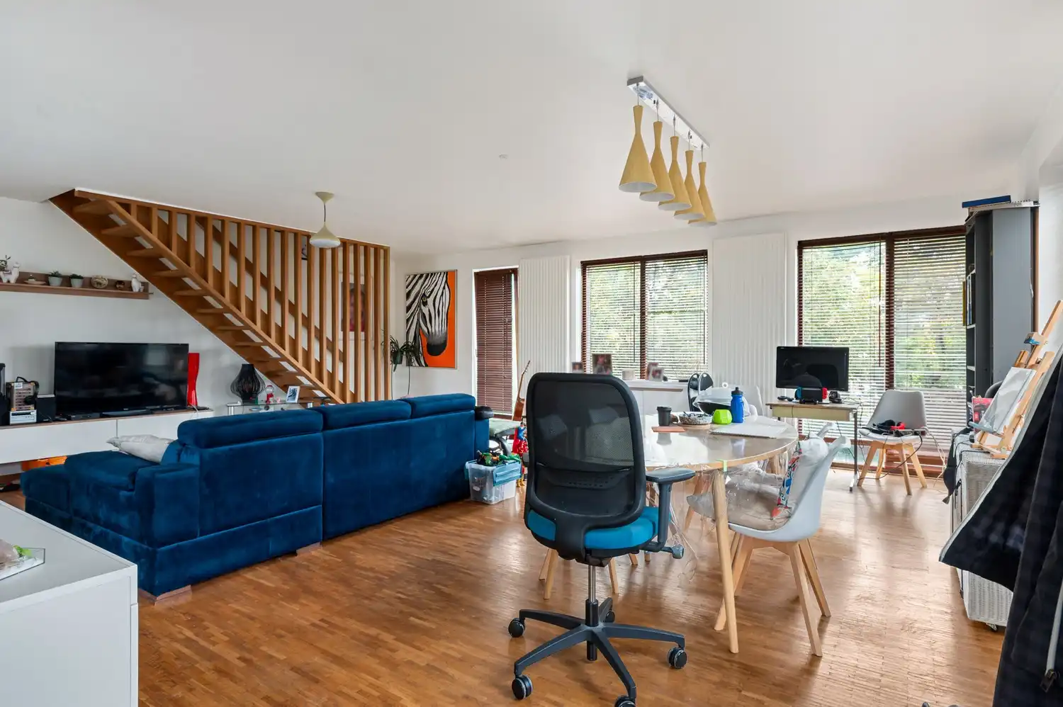 Riant duplex appartement met terras te Borsbeek foto 3