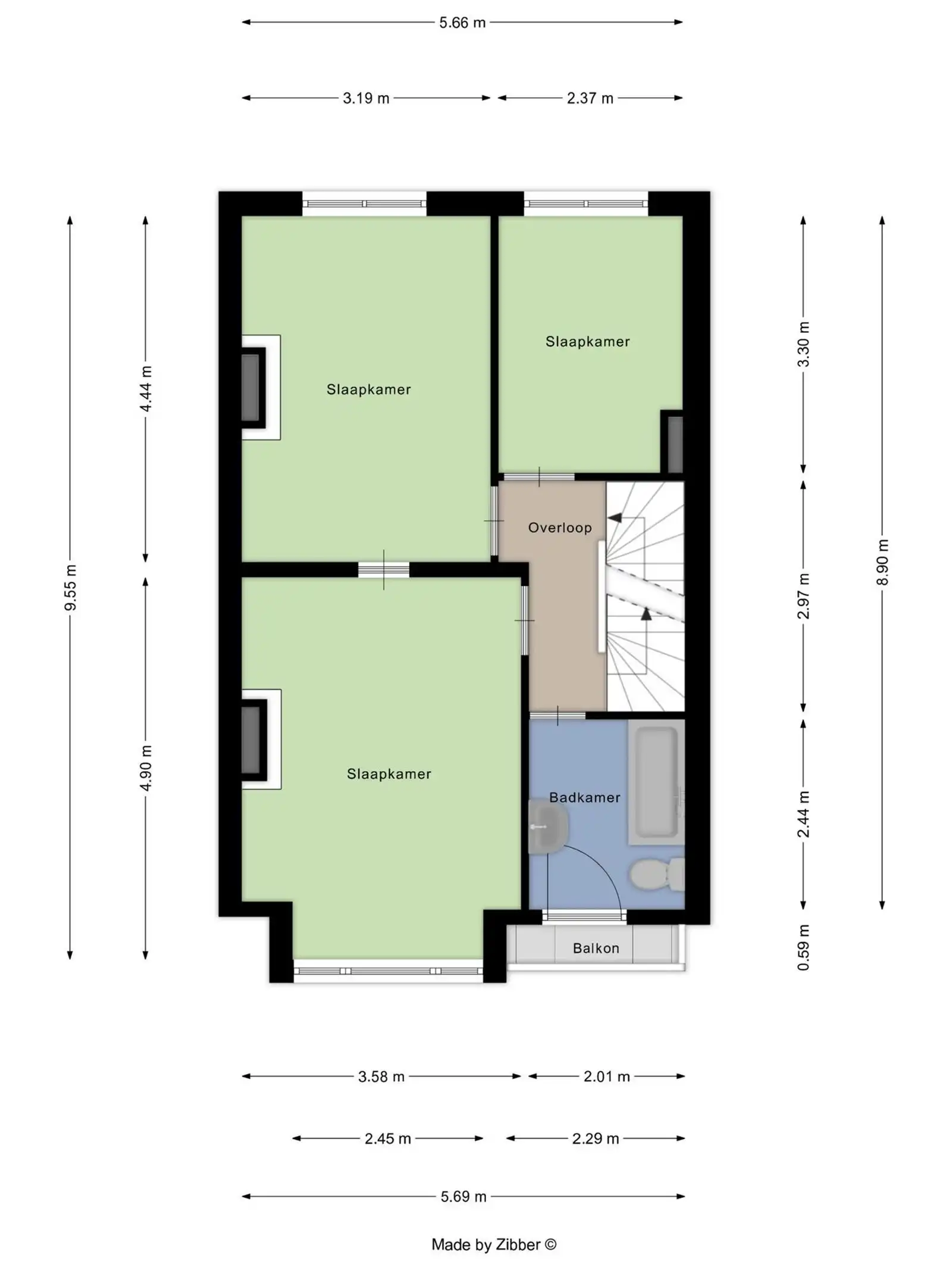 Ruime 2-gevelwoning met tuin en mogelijks 4 slaapkamers foto 15