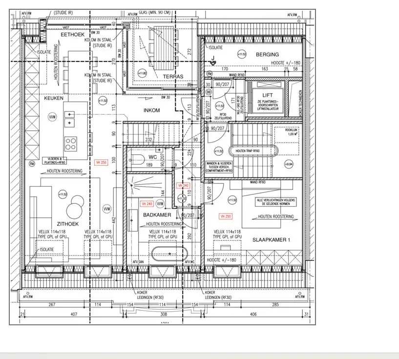 QUASI NIEUWBOUW 125 m2 MET 3 SLAAPKAMERS EN RUIM TERRAS OPEN ZICHT foto 32