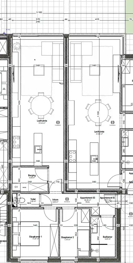 REEDS 45% VERKOCHT ! HEUSDEN RESIDENTIE DE POORTHOEF (TOPLOCATIE op slechts 100m van kerkplein): 11 moderne appartementen (92-110m²) foto 11