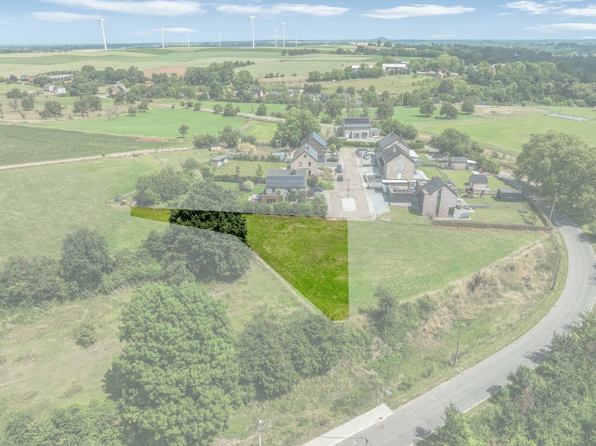 Vrijstaande bouwgrond van 12a58ca met uniek zicht foto 10