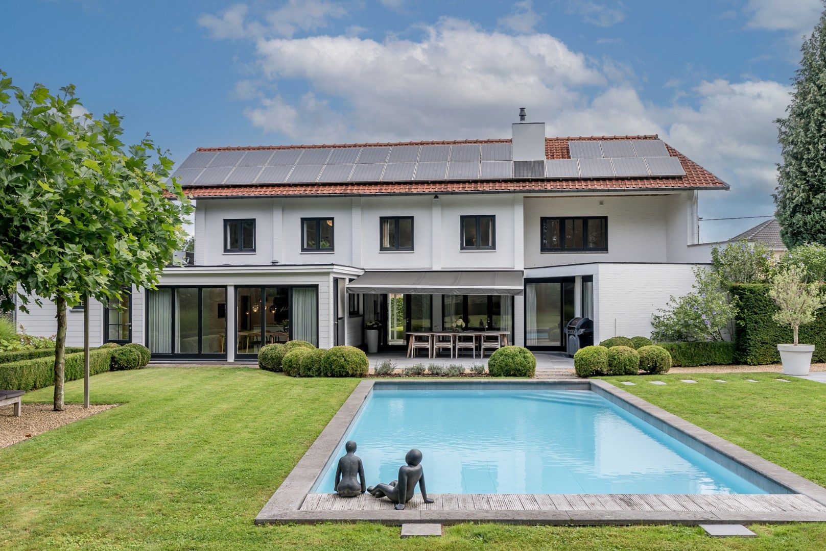 Prachtig gelegen villa met zwembad op 33 are tegen de Keiheuvel ! foto {{pictureIndex}}